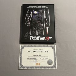 Friday The 13th (1980) Sean S. Cunningham (Director/Producer) Authentic Autographed 8x10 Framed Photo