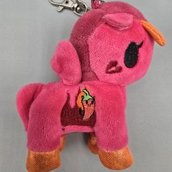 Tokidoki Peperino Unicorno plush clip-on keychain