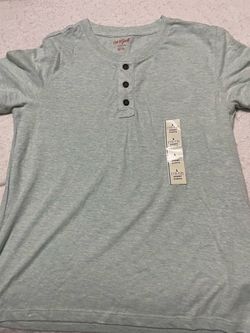Cat & Jack Kids Henley Shirt Size L (10-12)