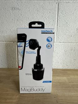 NEW Naztech MagBuddy Cup Holder Mount/Magnetic Universal Mount for Any Phone