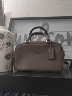 COACH Dark Stone Satchel Crossbody