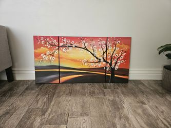 Tree canvas hand made paiting