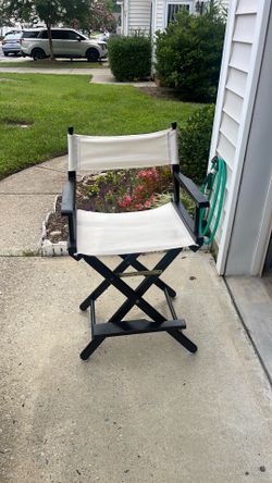 White black high chair