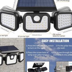 New Solar Led Light Motion Sensor $$35