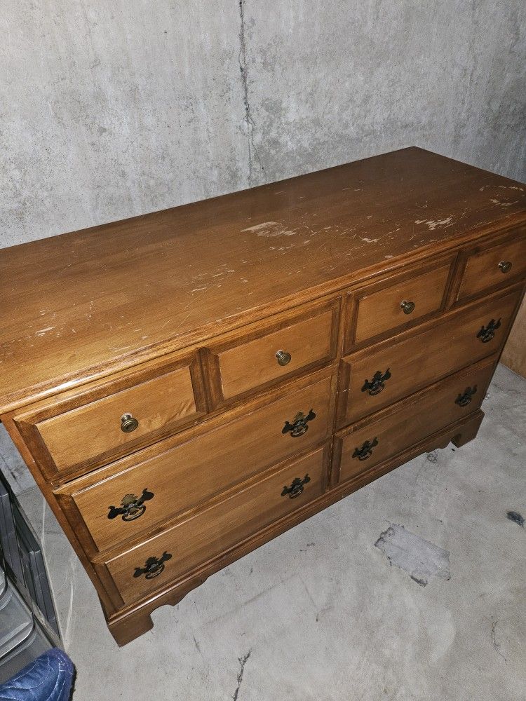 Early American Vintage Dresser
