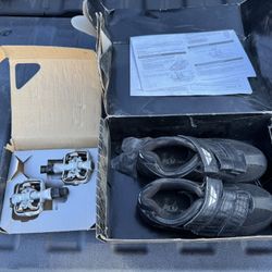 BMX Race Shoes with Clip In Pedals