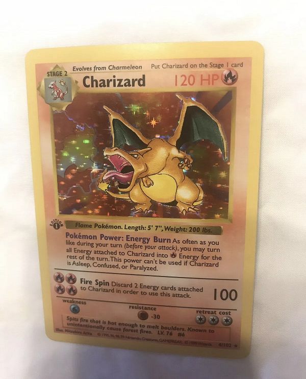1st Edition Shadowless Charizard for Sale in Elk Grove