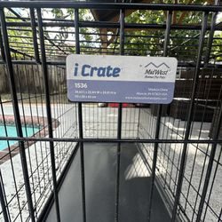 Foldable Metal Dog Crate 
