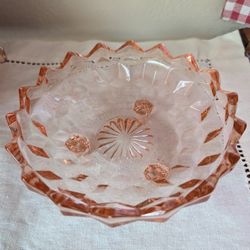 Depression Glass Cubist Bowl