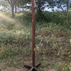 Vintage Solid Wood Coat Rack 