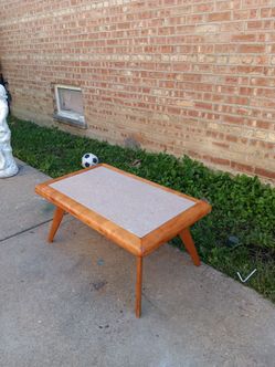 Mid Century modern marble top coffee table