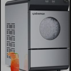 Upstreman X90 Pro Nugget Ice Maker - 33Lbs/Day, Self-Cleaning, 6 ICE Cubes in 15 Mins