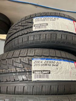 205/55/16 FALKEN ZIEX 960 ALL SEASON 4 new tires ✅ instaladas ✅🔥 we do computer