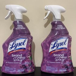2Pack Lysol® All-Purpose Cleaner, Sanitizing and Disinfecting Spray, Lavender & Cotton Blossom, 32 oz