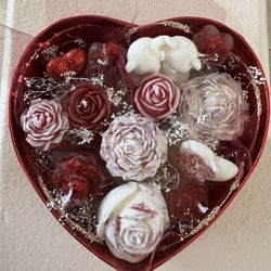 Valentine’s Day Candles Bouquets, Candles For Gifts 
