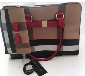 New with tags! Large tote w matched clutch