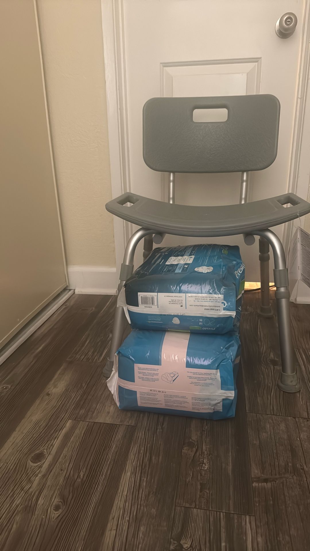 Shower Chair And Diapers