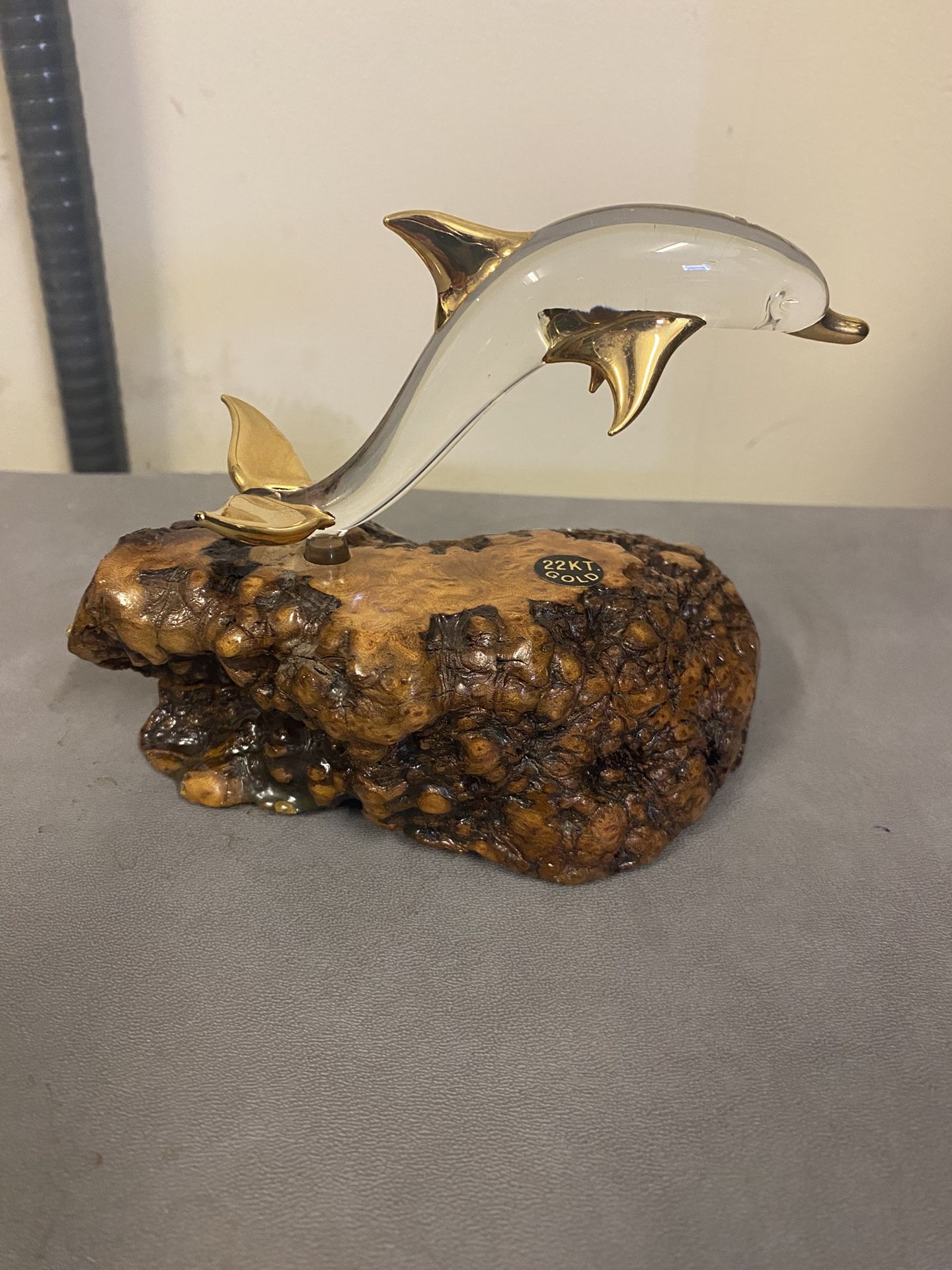 Dolphin With 22kt Gold