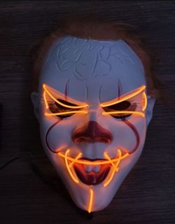 Pennywise IT Halloween Clown LED Light Up Mask5