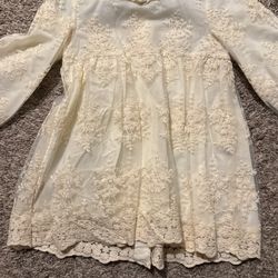 Georgeous Zara Little Girls Dress Size  2-3 Yrs 100% Cotton