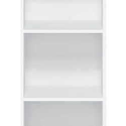 Bookcase/storage,3 Tier, White