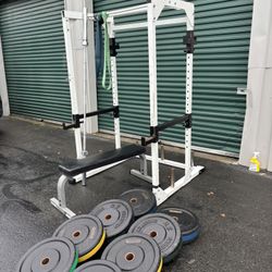 Gym Bumper Weights Bar 
