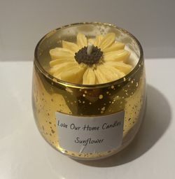 Sunflower Candle 