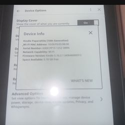 Kindle 10th Generation Barely used more NEW 