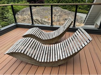 Wooden Lounge Chairs