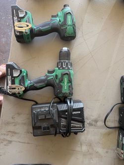 Hitachi 18v hammer drill and impact