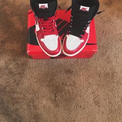 Jordan 1 OG “Fearless” Red And Blue Authentic 