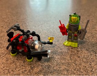 LEGO Atlantis 30042 Mini Sub – 100% Complete with Lance Spears & Accessories (No Manual)