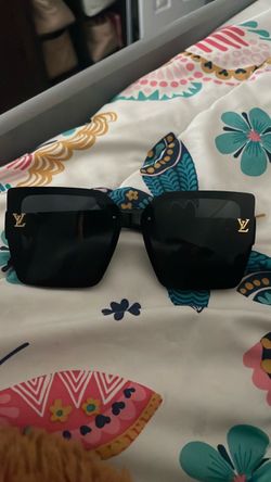 Louis Vuitton Black Oversized Square Sunglasses