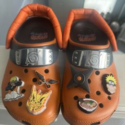 Crocs x Naruto – Kids Size 1 | Brand New | Light-Up Kurama Jibbitz