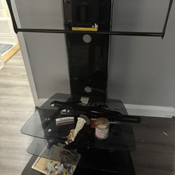 Three Tier Tv Stand w/ Mount