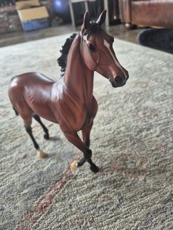 Breyer Traditional Series Horse - Afleet Alex - Blood Bay Thoroughbred Stallion