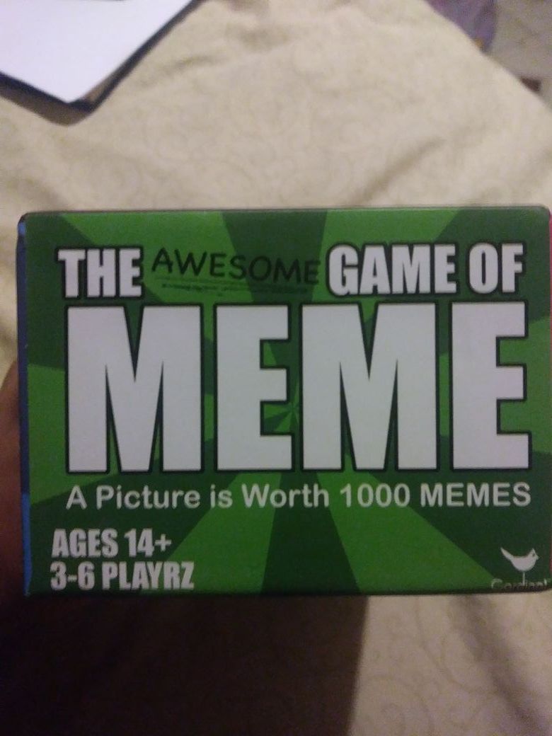 The Awesome Game of MEME : A Picture is Worth a 1000 MEMES