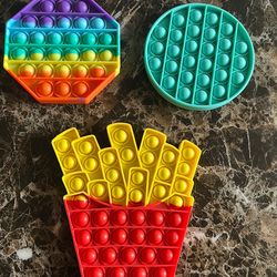 silicone push-bubble sensory fidget toys