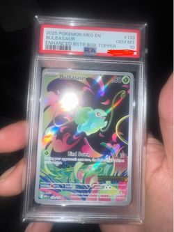 Bulbasaur Box Topper Psa 10