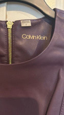Calvin Klein leather dress