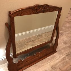 Antique old mirror