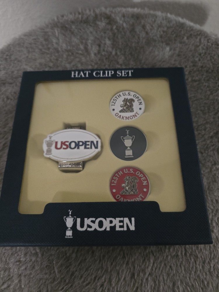 US Open Hat Clip And Ball Marker Set