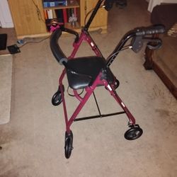 rolling fold out walker