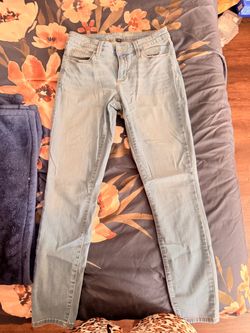 Size 4 skinny jeans with rips