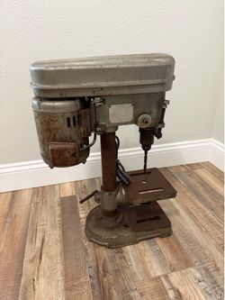 Old School Antique Vintage Drill Press