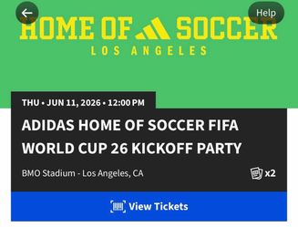 Adidas fifa World Cup kick off party June 11