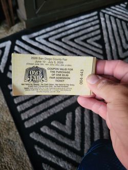Del Mar fair ticket discount