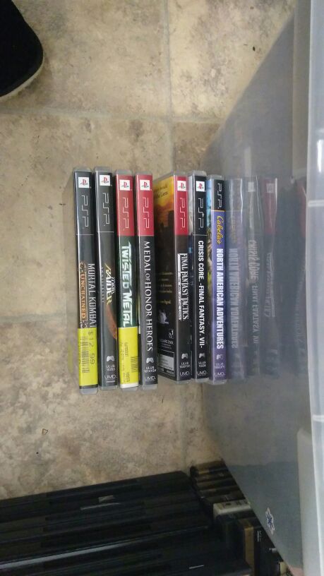 Assorted PSP games