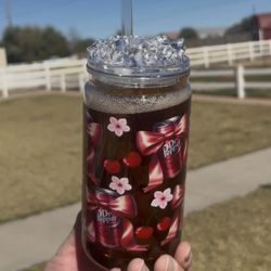 Dr Pepper Snow Globe Tumbler