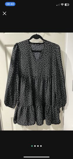 Polka Dot Babydoll Dress For $5
